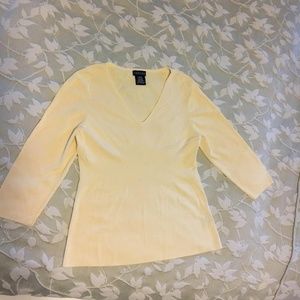 Sweater- butter yellow and fully fashioned